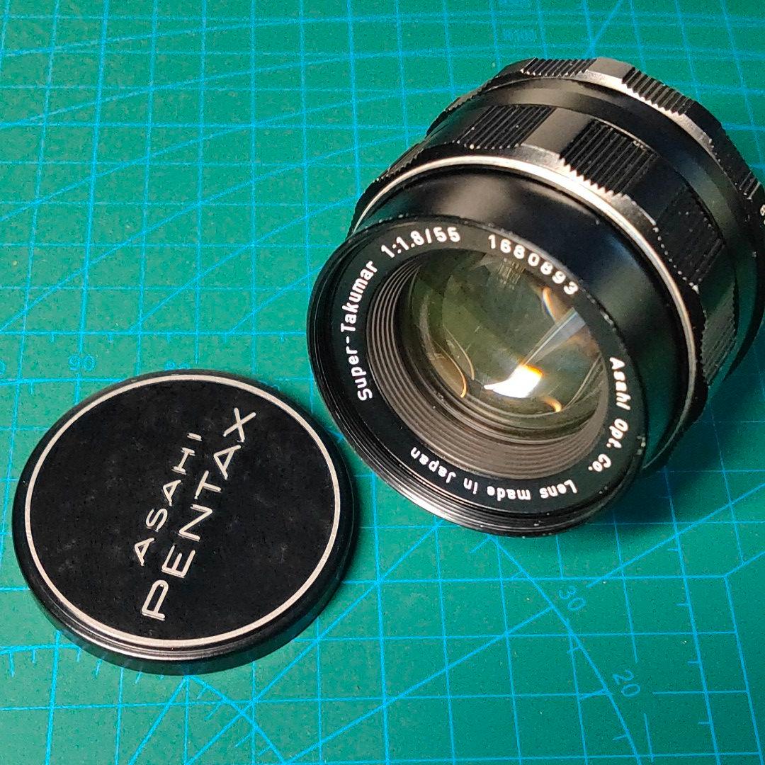 ★超美品★Super-takumar 55mmf1.8 後期型 黄変除去