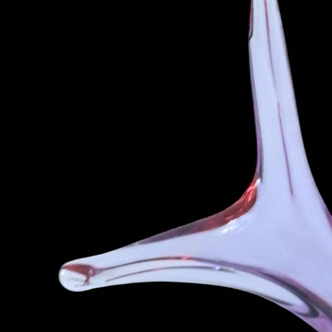 激レア☆アレキサンドライトガラス☆親子のクジラ☆セット☆ペーパーウェイト