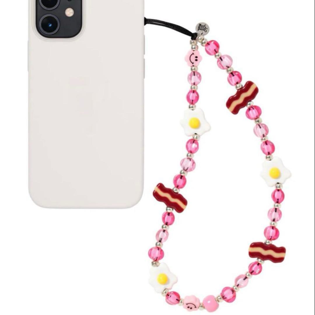 ストリングティング ベーコン エッグ 目玉焼き ピンク