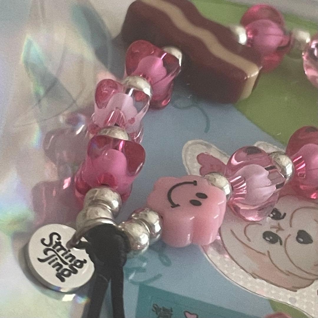 ストリングティング ベーコン エッグ 目玉焼き ピンク