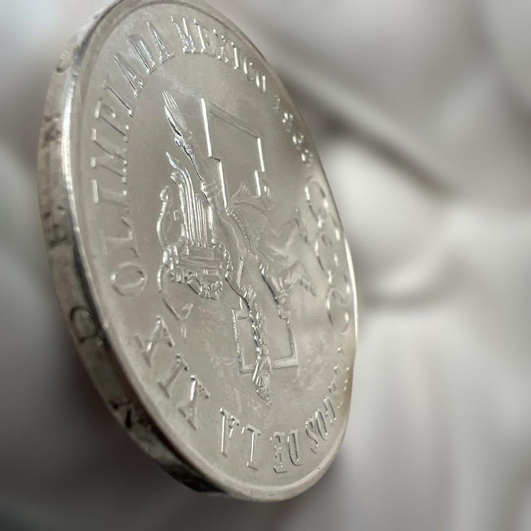 1968年 メキシコ オリンピック記念　銀貨