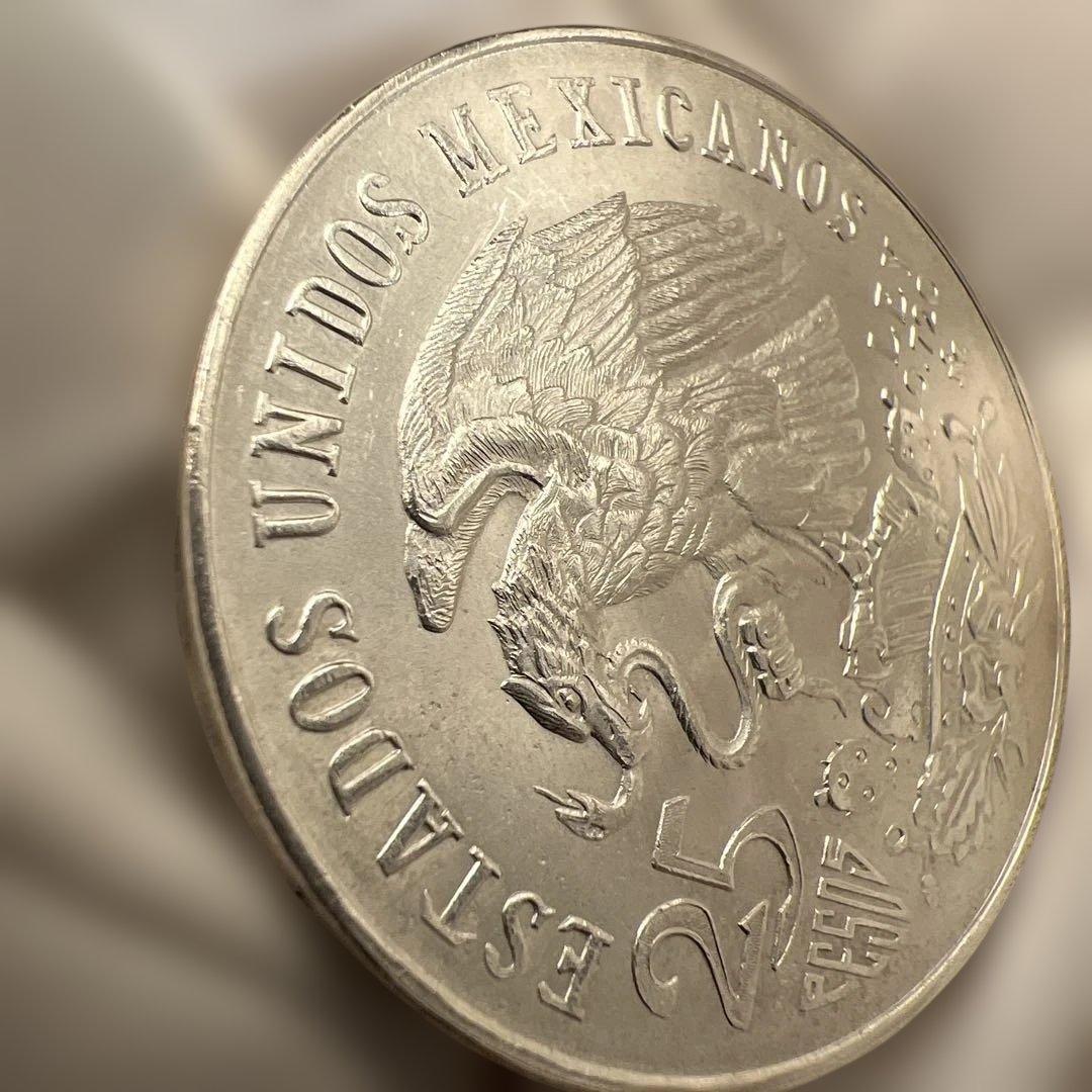 1968年 メキシコ オリンピック記念　銀貨
