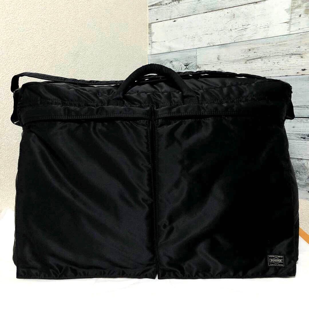 極美品✨希少 ポータータンカー ボストンバッグ ショルダーバッグ 大容量ブラック