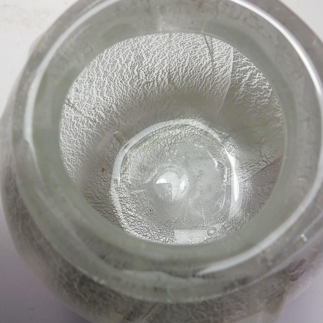 Ｓ７１４　茶入　『銀彩硝子　茶入』『伊藤直仁』　共箱　茶道具