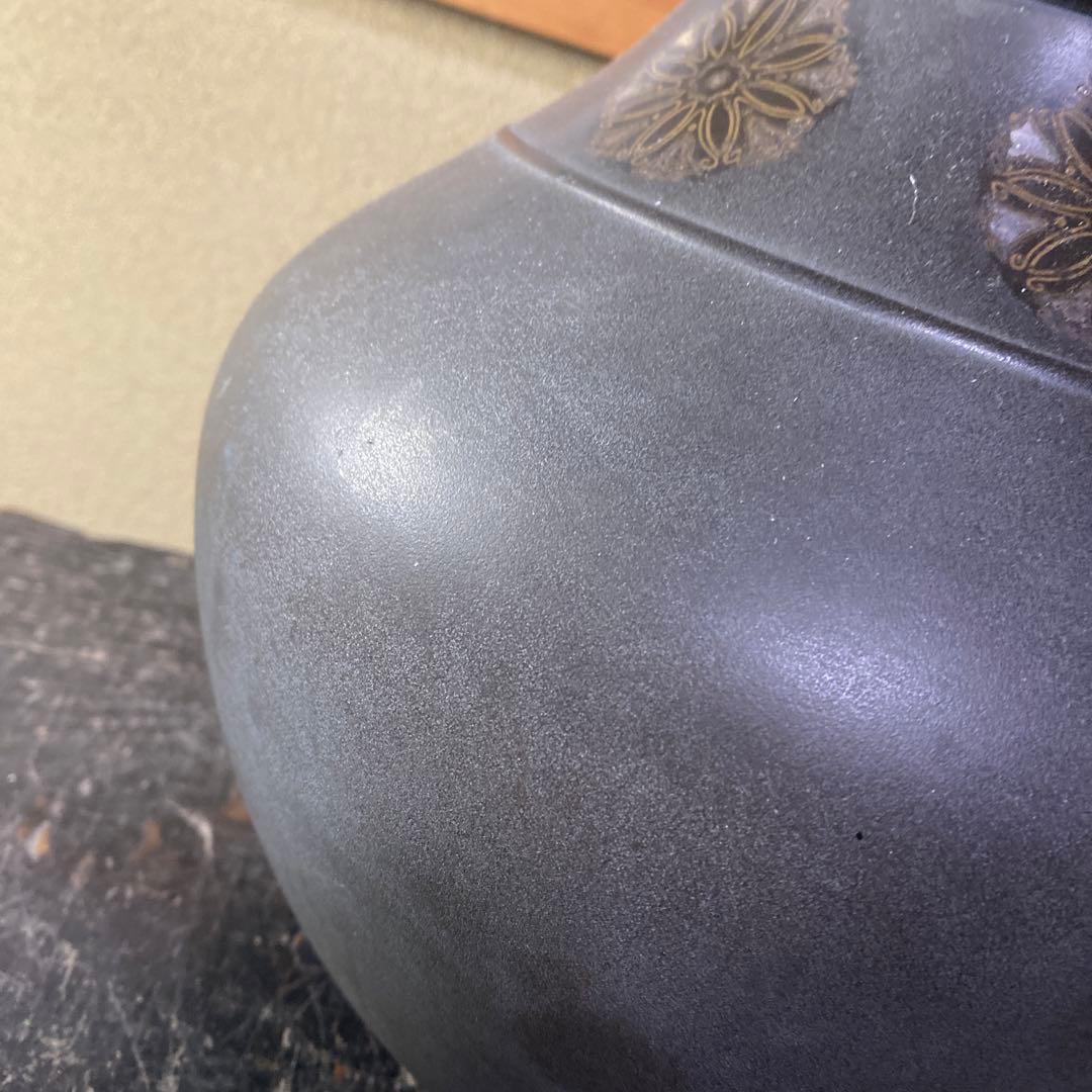 象嵌銅器花生22cm22cm