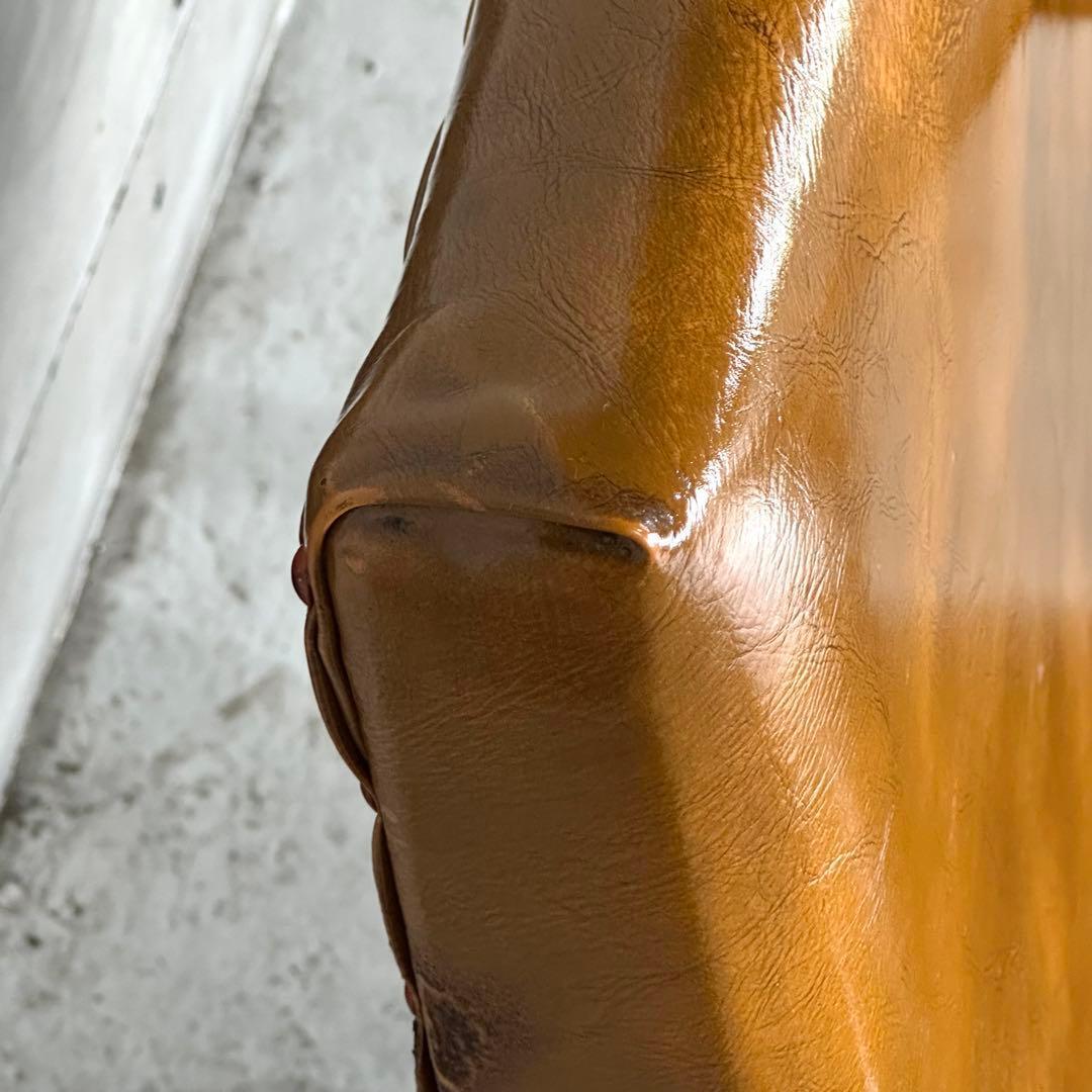 ✦1960〜1970✦PUレザー張り　ラウンジチェア 木製脚　喫茶店　昭和レトロ