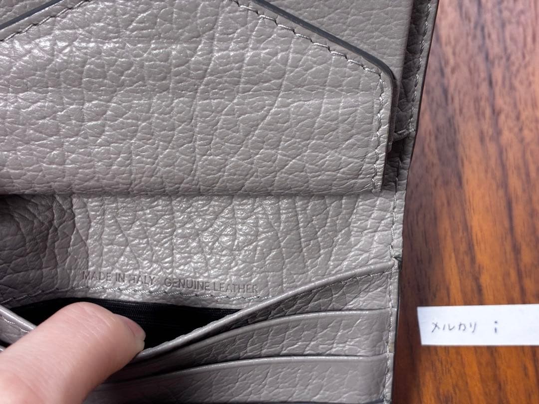 マルジェラ　財布　グレー