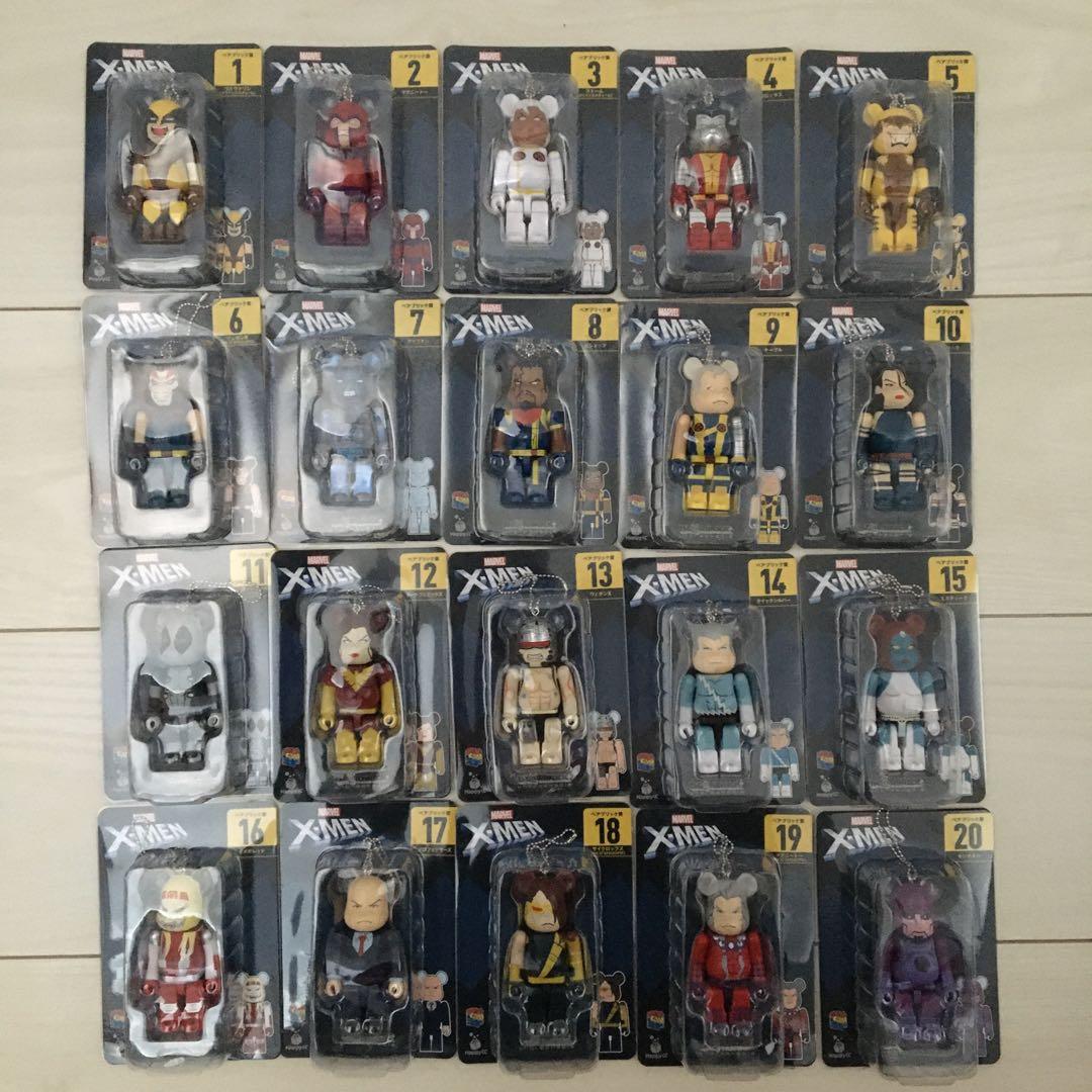 フィギュア　新品　ベアブリック 100% X-MEN コンプリートセット