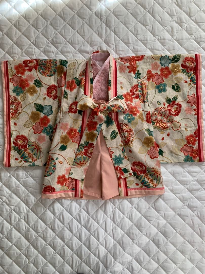 十二単風　ベビー着物　*初節句　*ひな祭り　*お食い初め