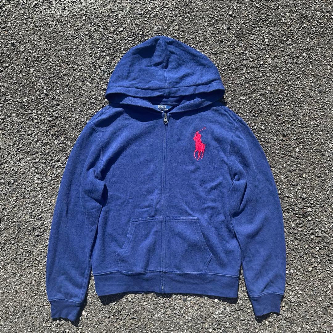 ラルフローレン　ビックポニー　ジップアップパーカー　Sサイズ相当