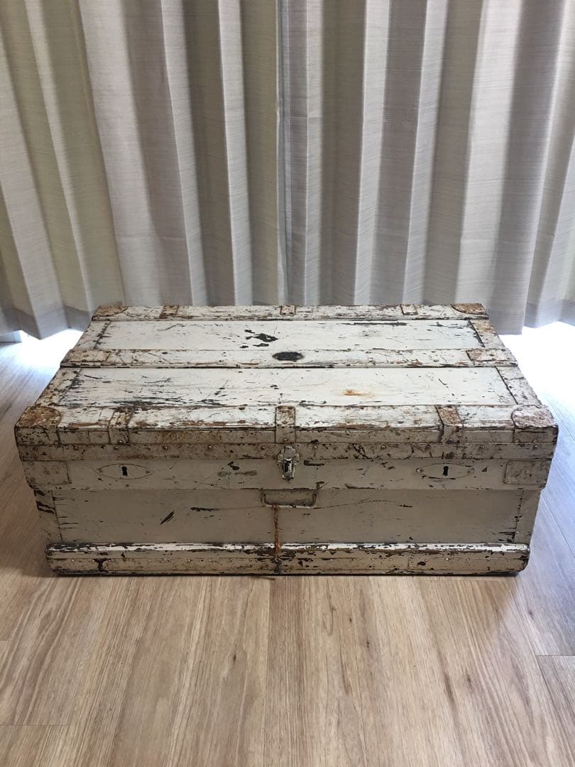 イギリス直輸入アンティーク　ブランケットボックス