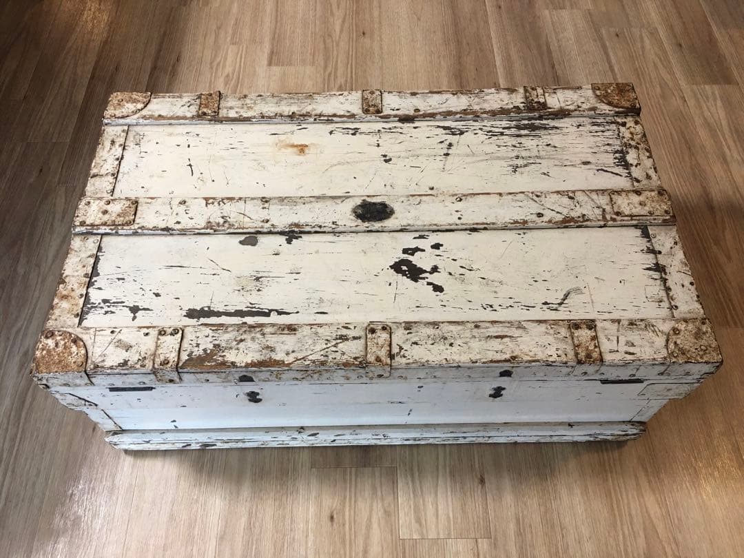 イギリス直輸入アンティーク　ブランケットボックス