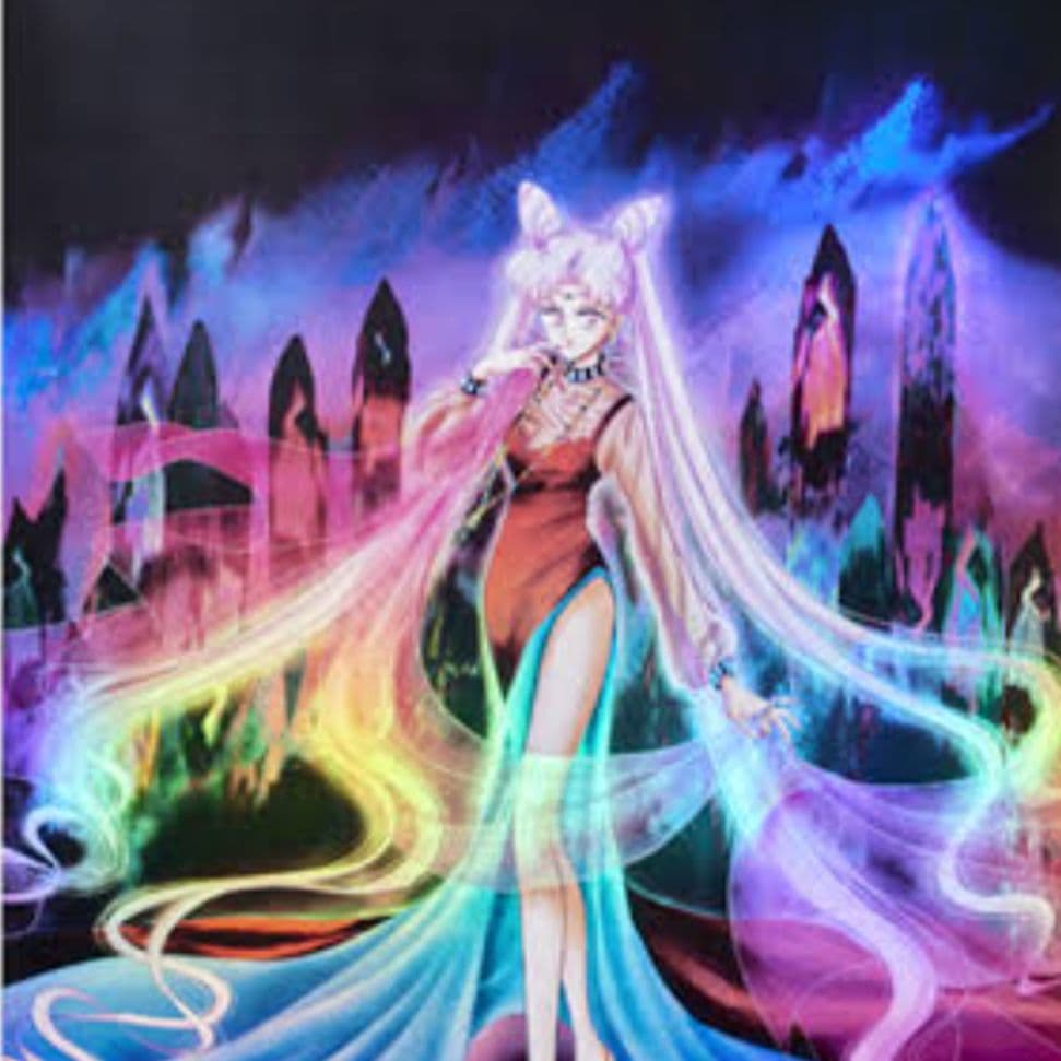 セーラームーン展2024 オーロラポスター ブラック