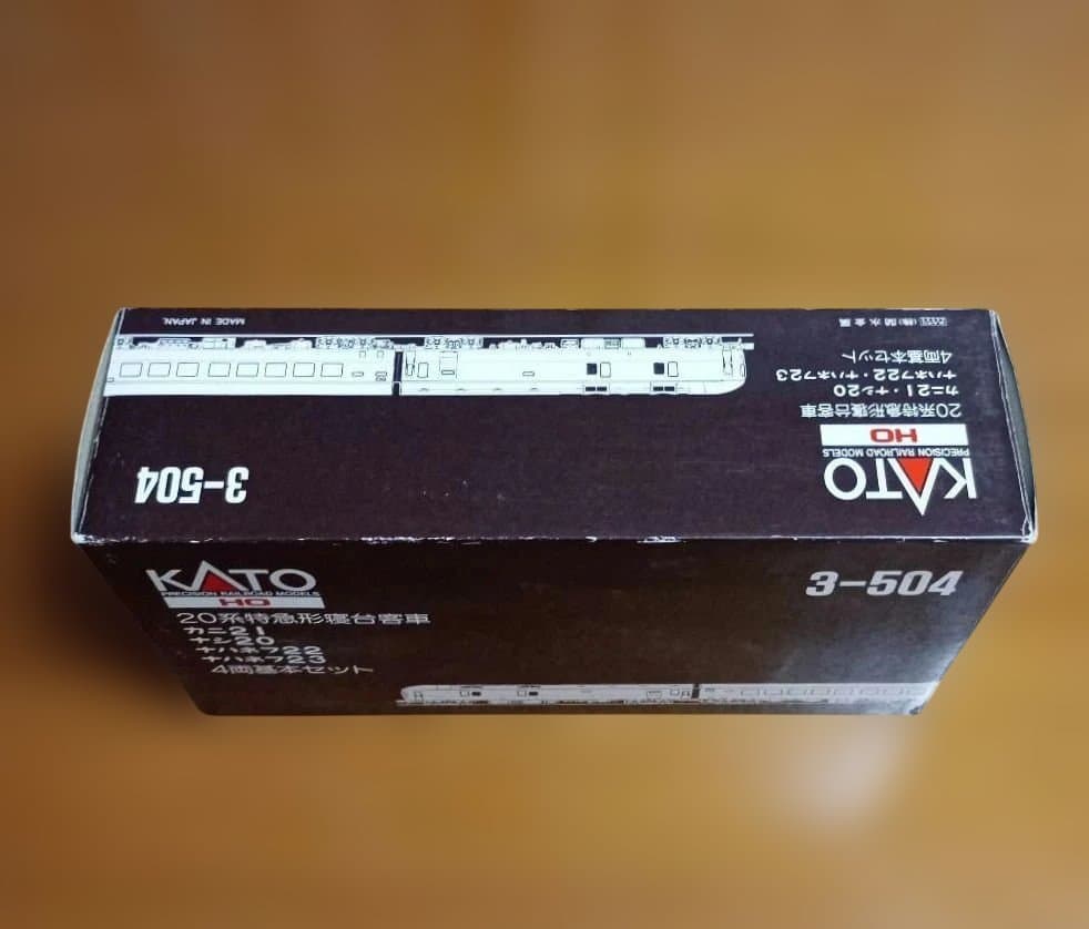 【HO】KATO 20系寝台客車4両セット