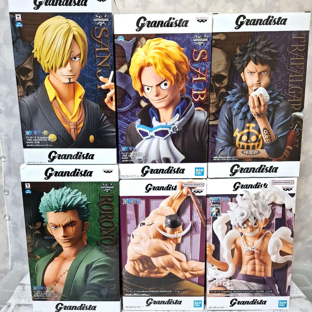 ワンピース グランディスタ フィギュア6点セット 未開封 サンジ ゾロ ロー 他