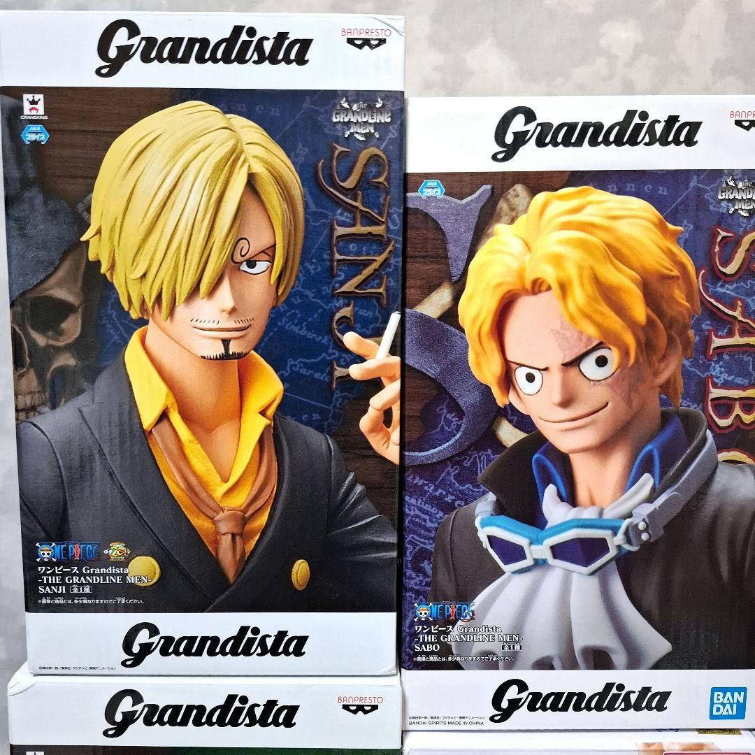 ワンピース グランディスタ フィギュア6点セット 未開封 サンジ ゾロ ロー 他
