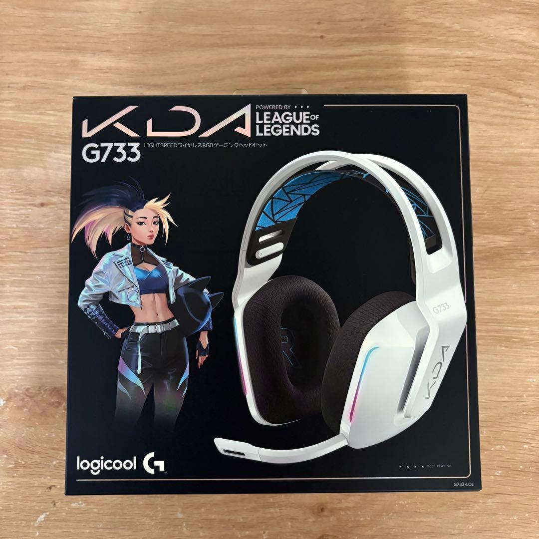 logicool G733 K/DA ゲーミングヘッドセット　lolコラボ