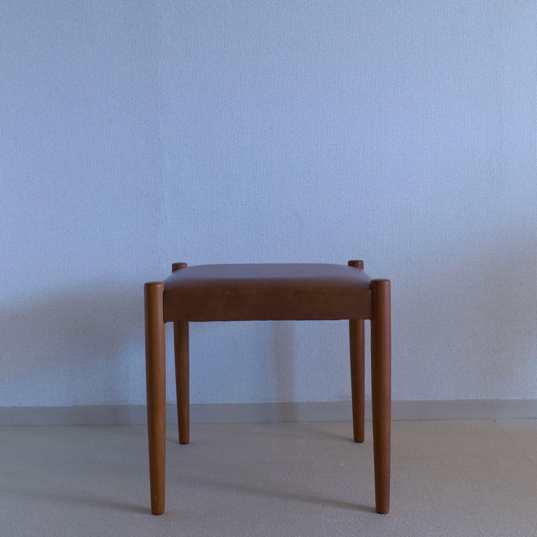 スツール Denmark Vintage Teak Stool