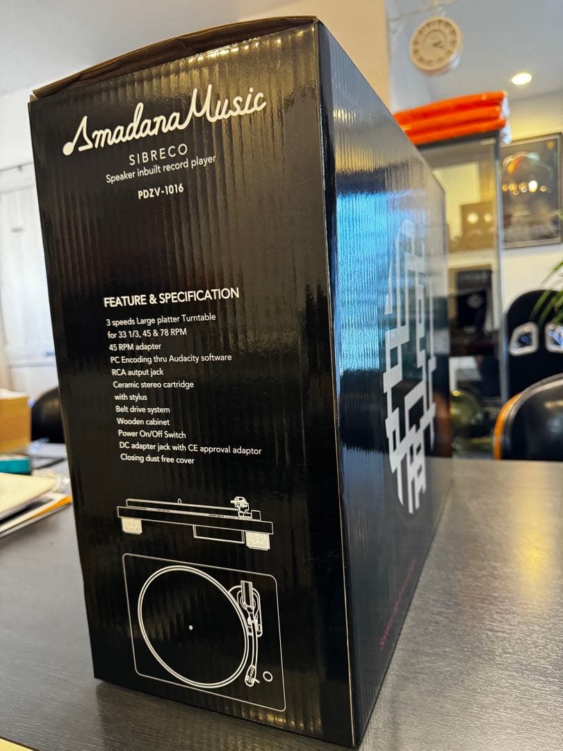 【新品・未使用】布袋寅泰 118 オフィシャルグッズ　G柄レコードプレーヤー