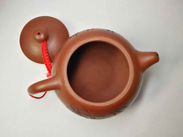 朱泥急須 煎茶道具 在銘品 骨董