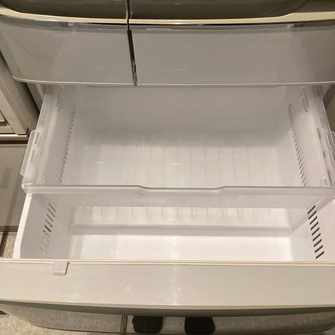 Panasonic 6ドア550L トップユニット冷蔵庫　NR-F553T-H