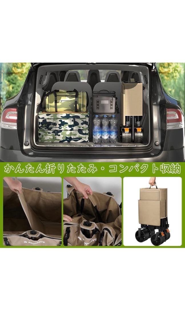 Raynesysキャリーワゴン 特大容量260L