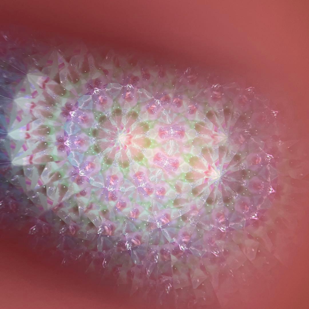 ピンクの万華鏡 グラスニーク