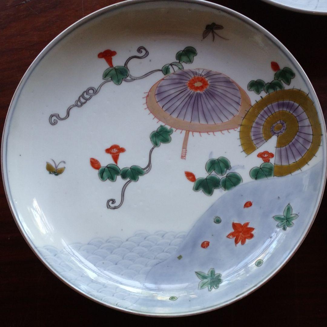 【骨董】伊万里有田焼 豪華5客揃い皿