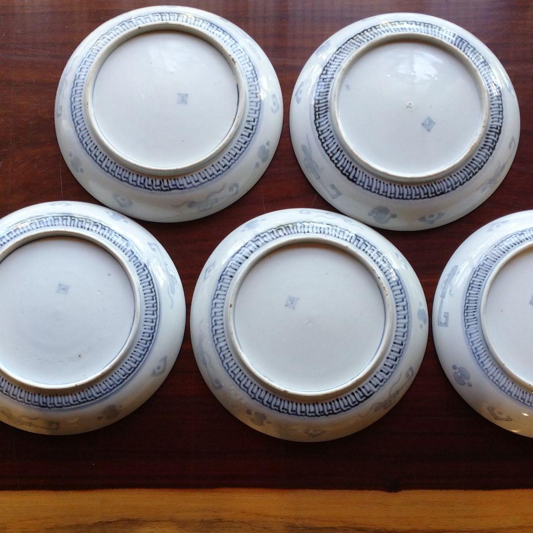 【骨董】伊万里有田焼 豪華5客揃い皿