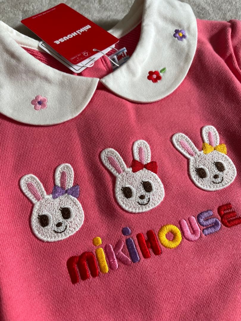 mikihouse ミキハウス　うさこ　ピンク トレーナー 110cm