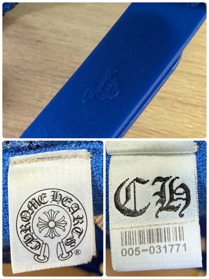 クロムハーツ FUCK トラッカー メッシュ キャップ 青 白