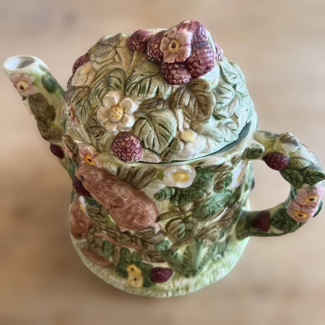英国ヴィンテージヴィレッジコレクターズティーポット