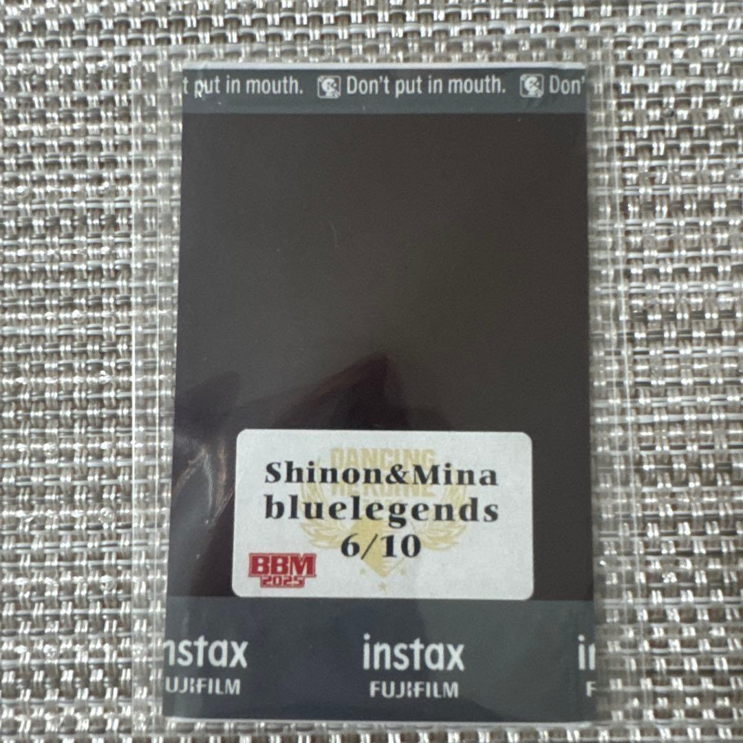 BBM2025 bluelegends Shinon Minaコンボサインチェキ