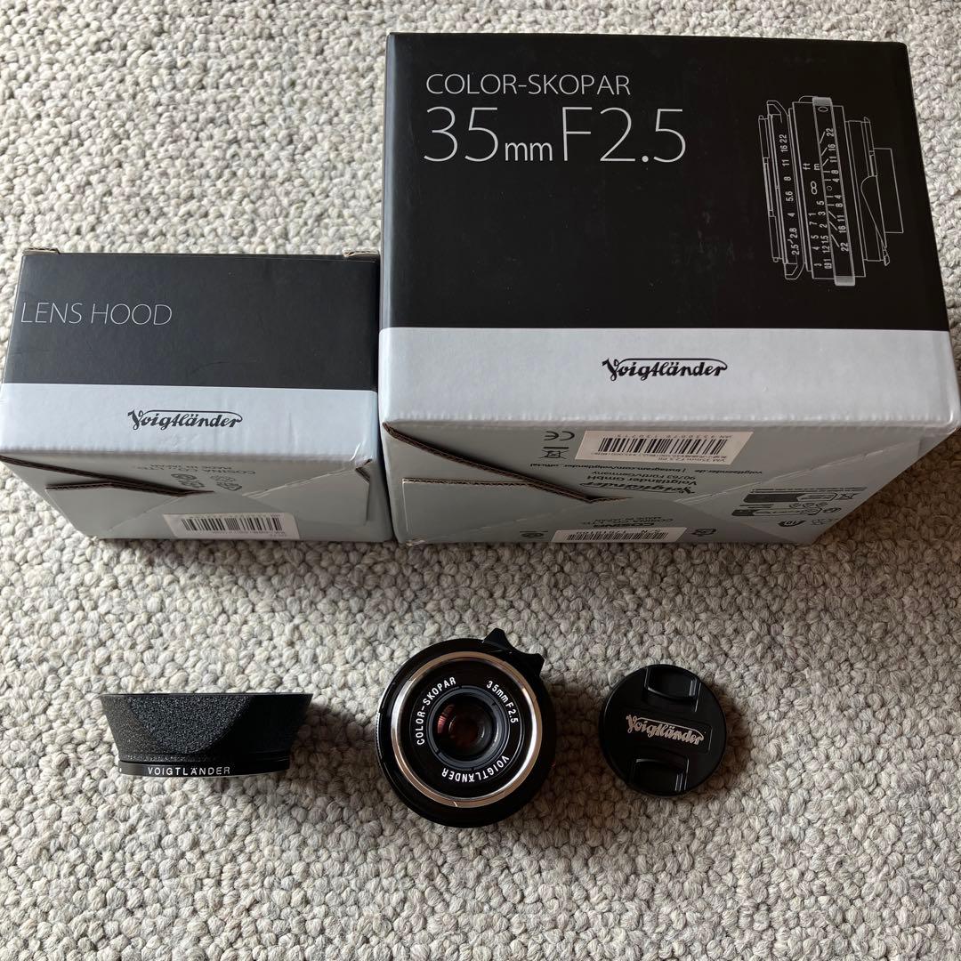 color skopar 35mm f2.5 pⅡ フードLH-12