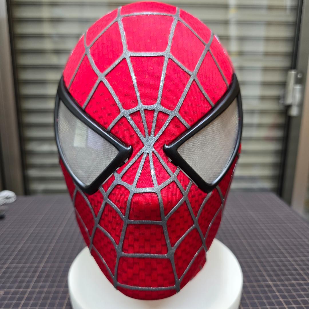 スパイダーマン　マスク　　コスプレ　1/1　 3Dシェルマスク　即日発送！