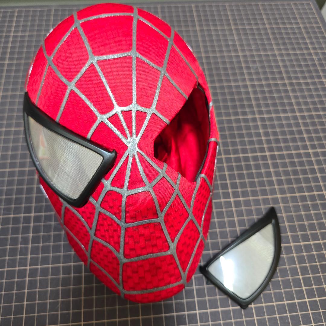 スパイダーマン　マスク　　コスプレ　1/1　 3Dシェルマスク　即日発送！