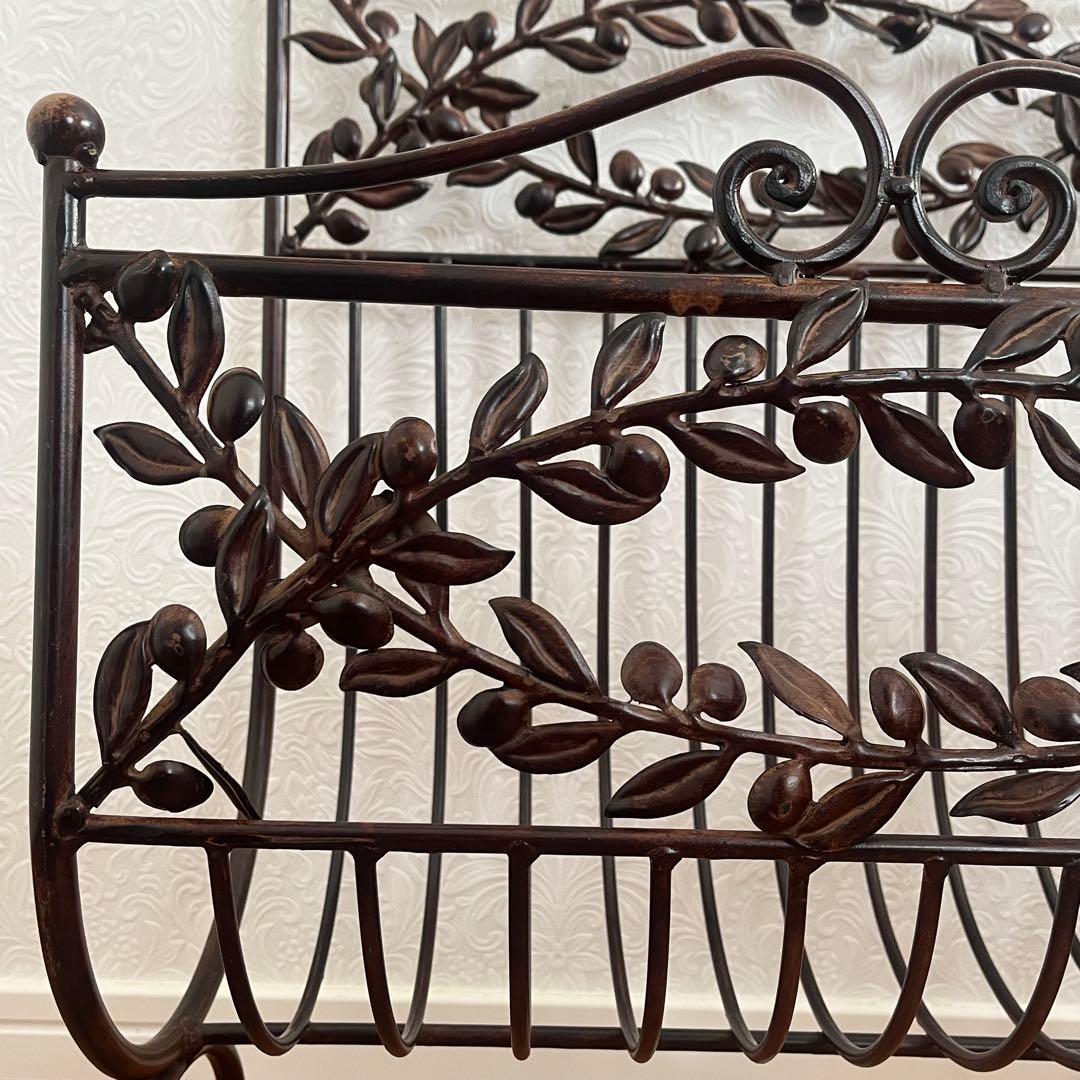 アイアン製 葉 オリーブ