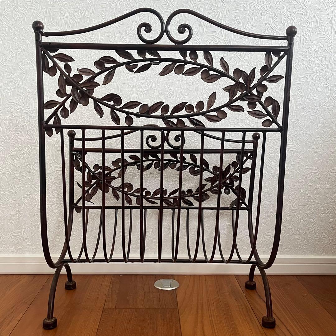 アイアン製 葉 オリーブ