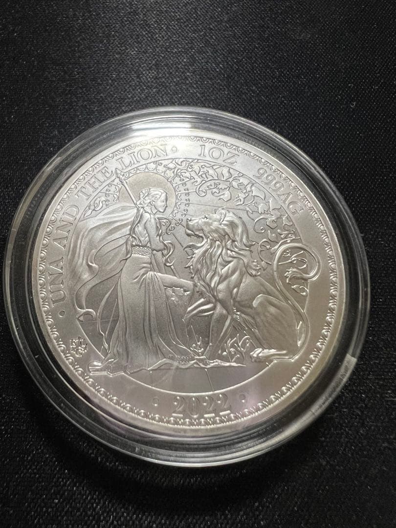 ウナとライオン1オンス銀貨