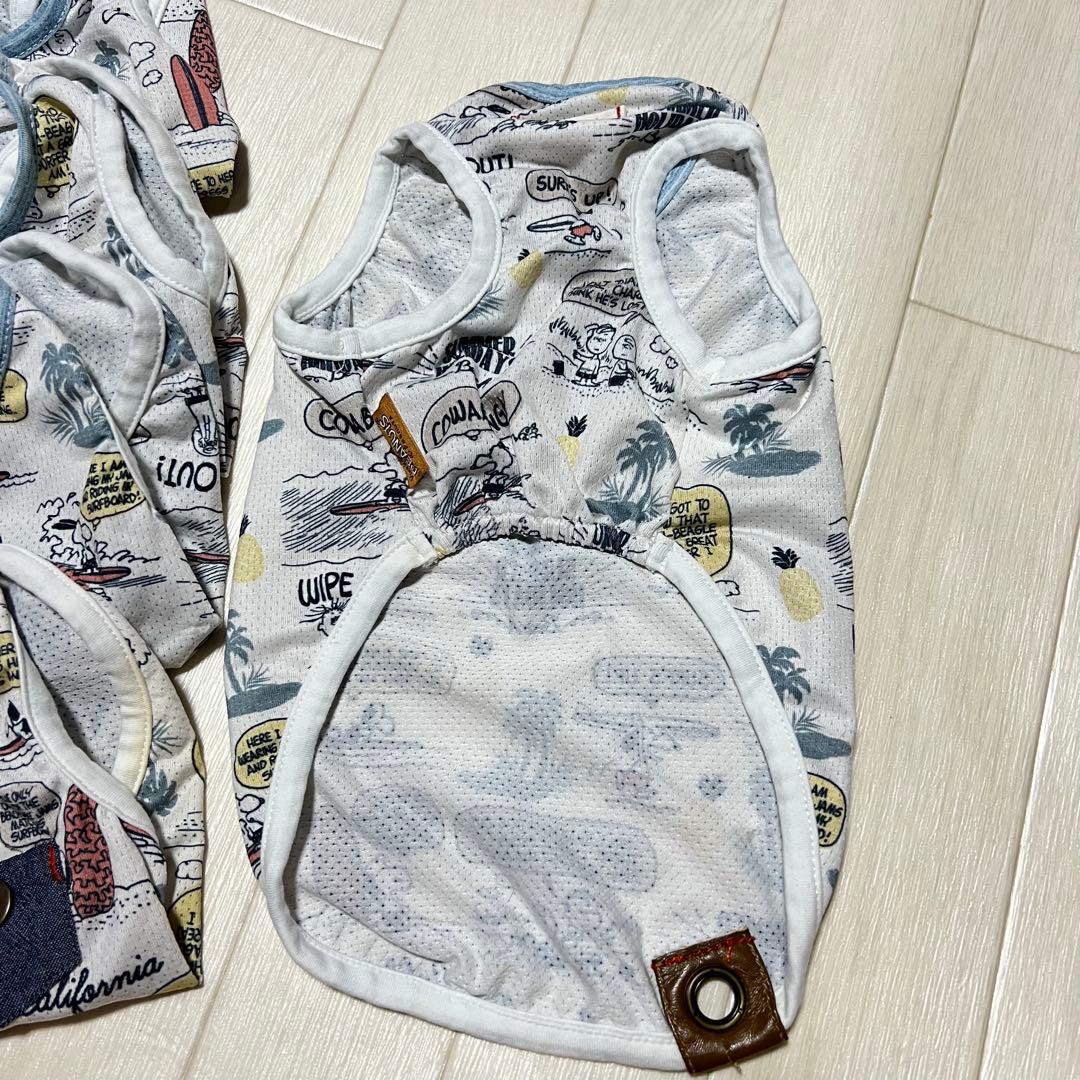 5枚セット ペットパラダイス スヌーピー クール タンクトップSNOOPY