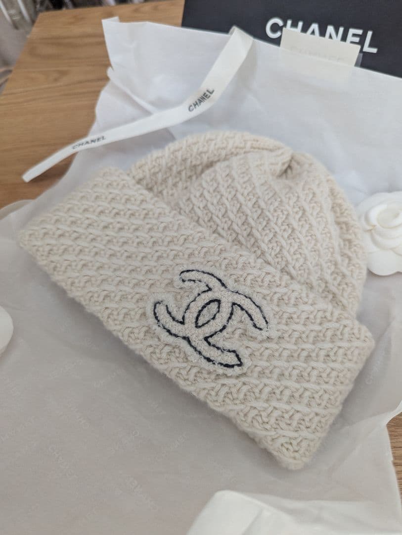 【新品未使用】CHANEL 大人気★ニット帽 シャネル
