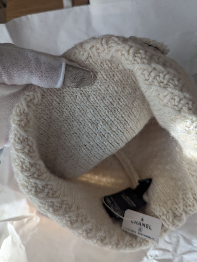 【新品未使用】CHANEL 大人気★ニット帽 シャネル