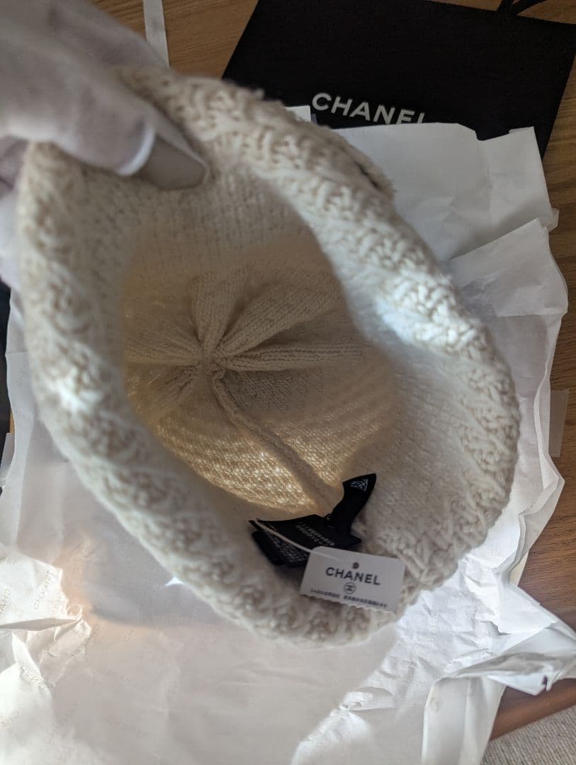 【新品未使用】CHANEL 大人気★ニット帽 シャネル