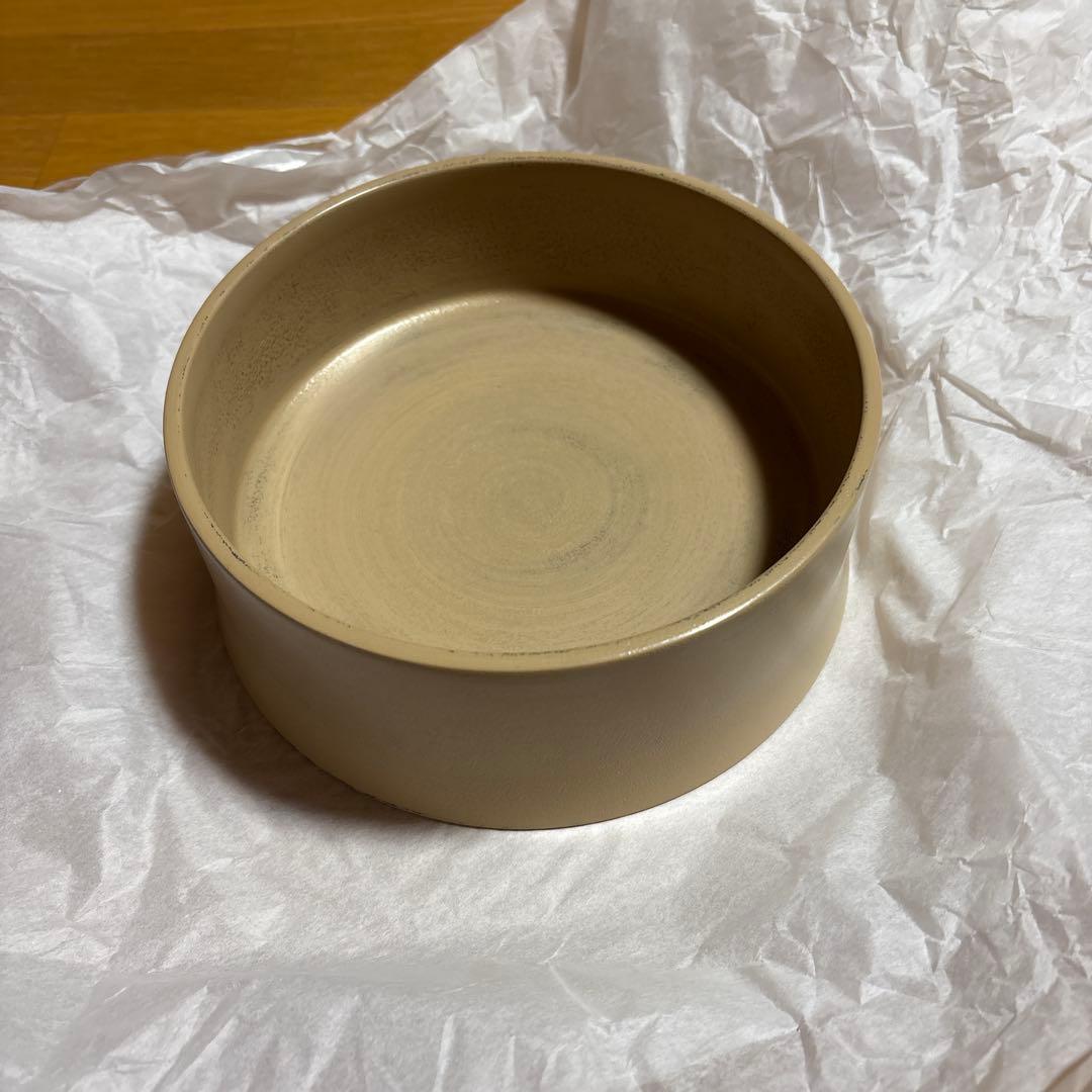赤木明登さん作　銅羅鉢　小　白