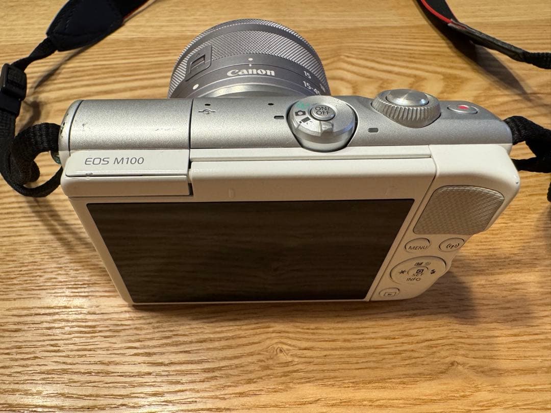 Canon ミラーレス一眼カメラ EOS M100 EF-M15-45 ホワイト