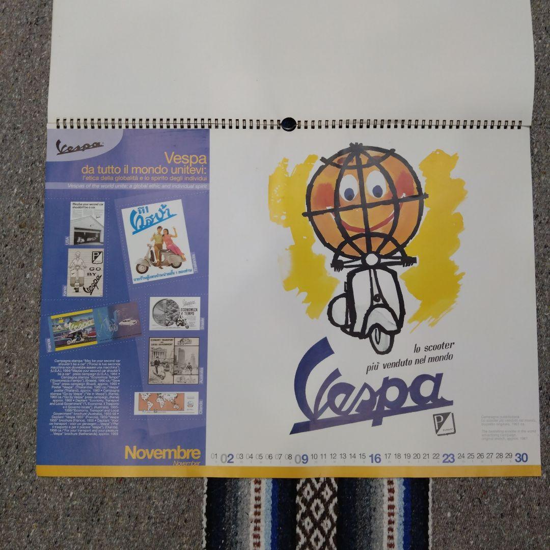 PIAGGIO　Vespa　２００３ Calendar（成川商会）