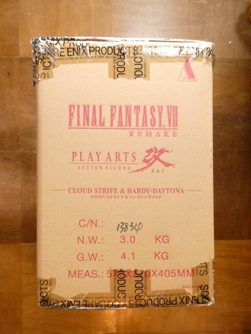 【未開封】FFVII リメイク PLAY ARTS改 クラウド&ハーディデイトナ