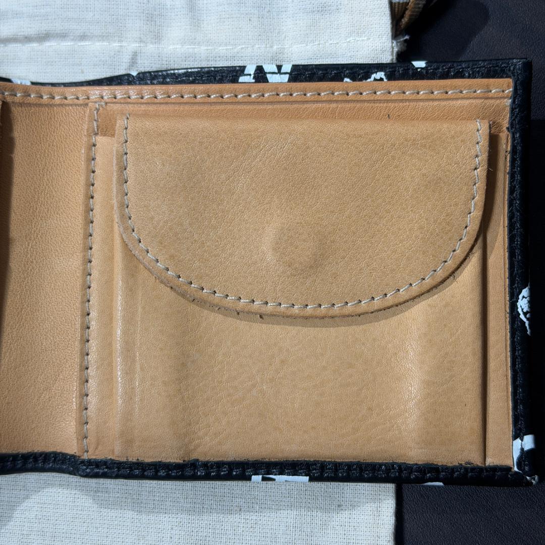 【新品未使用】イルビゾンテ ロゴ 二つ折り 財布 ブラック 黒