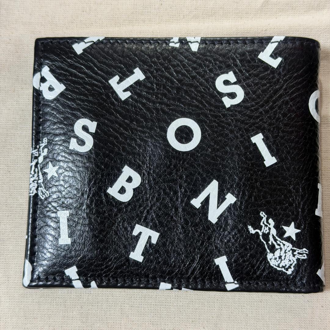 【新品未使用】イルビゾンテ ロゴ 二つ折り 財布 ブラック 黒