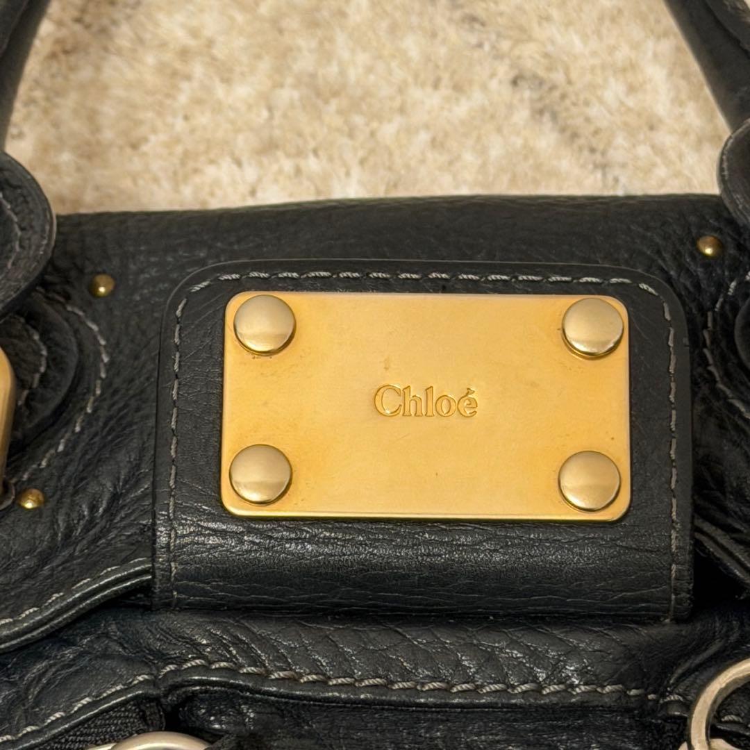 【廃盤・美品】Chloé　クロエ　パディントン　ミィディアム　ブラック　黒　人気